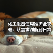 化工设备使用维护全攻略:从需求判断到日常 化工设备使用维护全攻略:从需求判断到日常